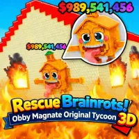 Rescue Brainrots! Obby Magnate Original Tycoon 3D